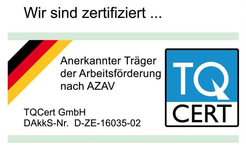 Wir sind zertifiziert